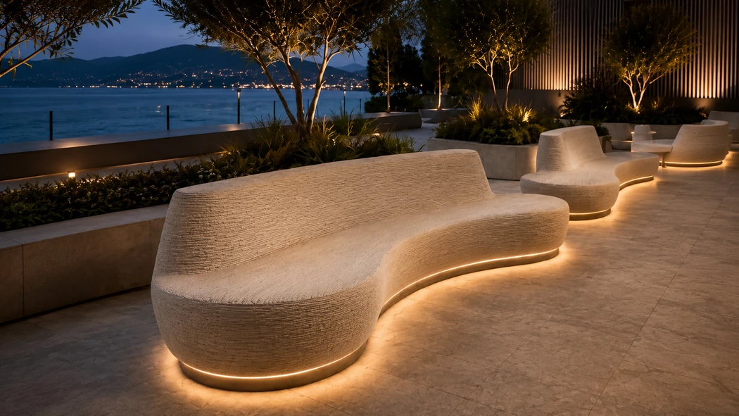 Landscape benches